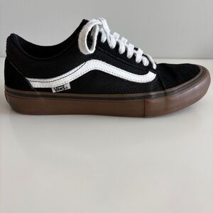 VANS Men's Old Skool Low Gum Shoes 8.5
